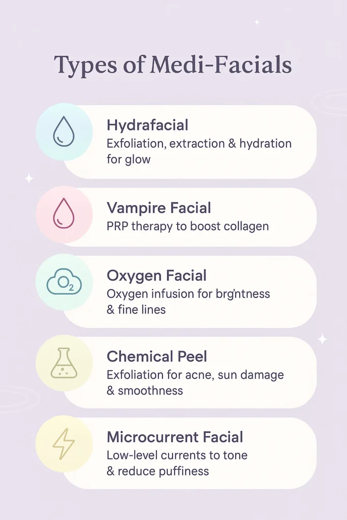 Types of Medi-Facial Near Me
