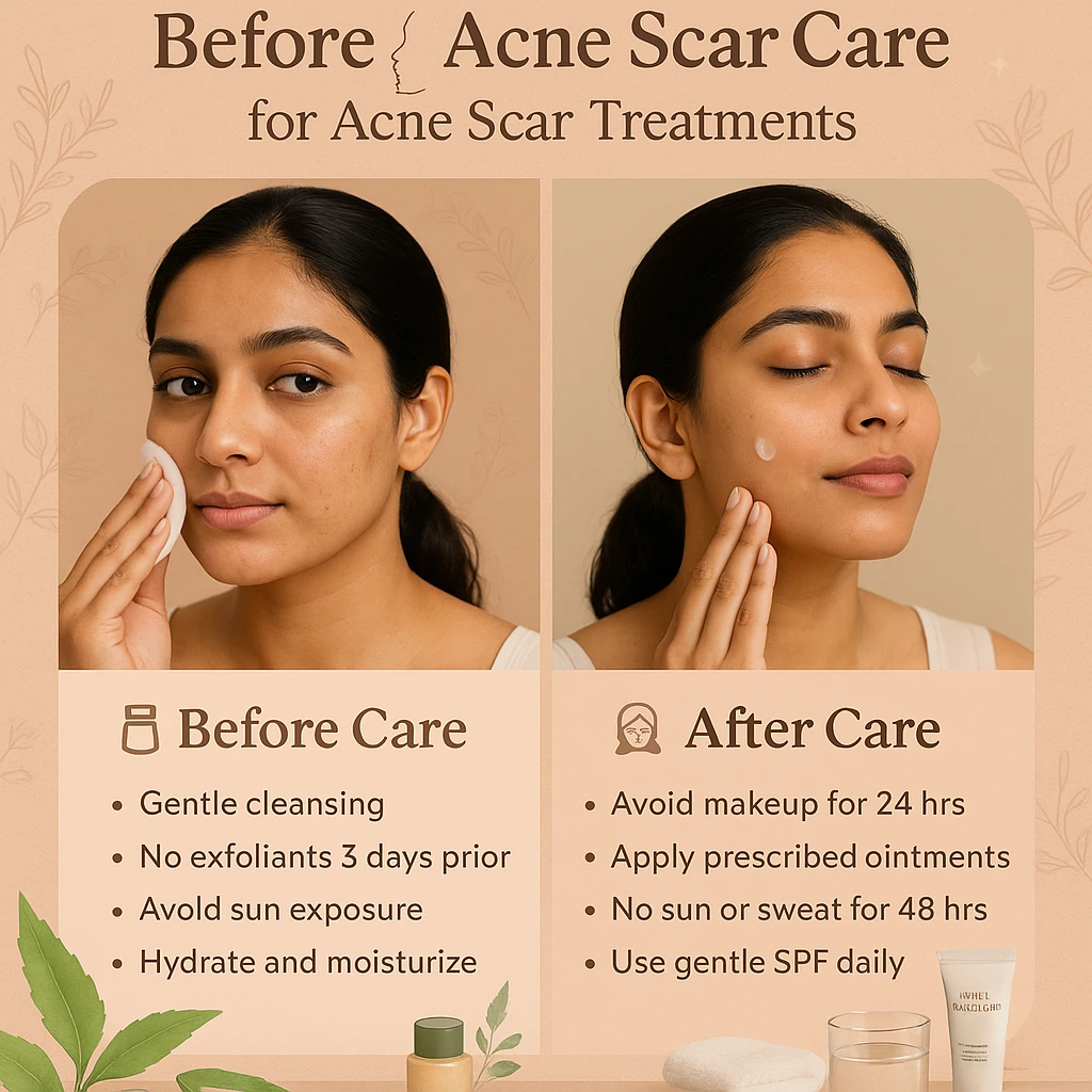 Before & After Care for Acne Scar Treatments