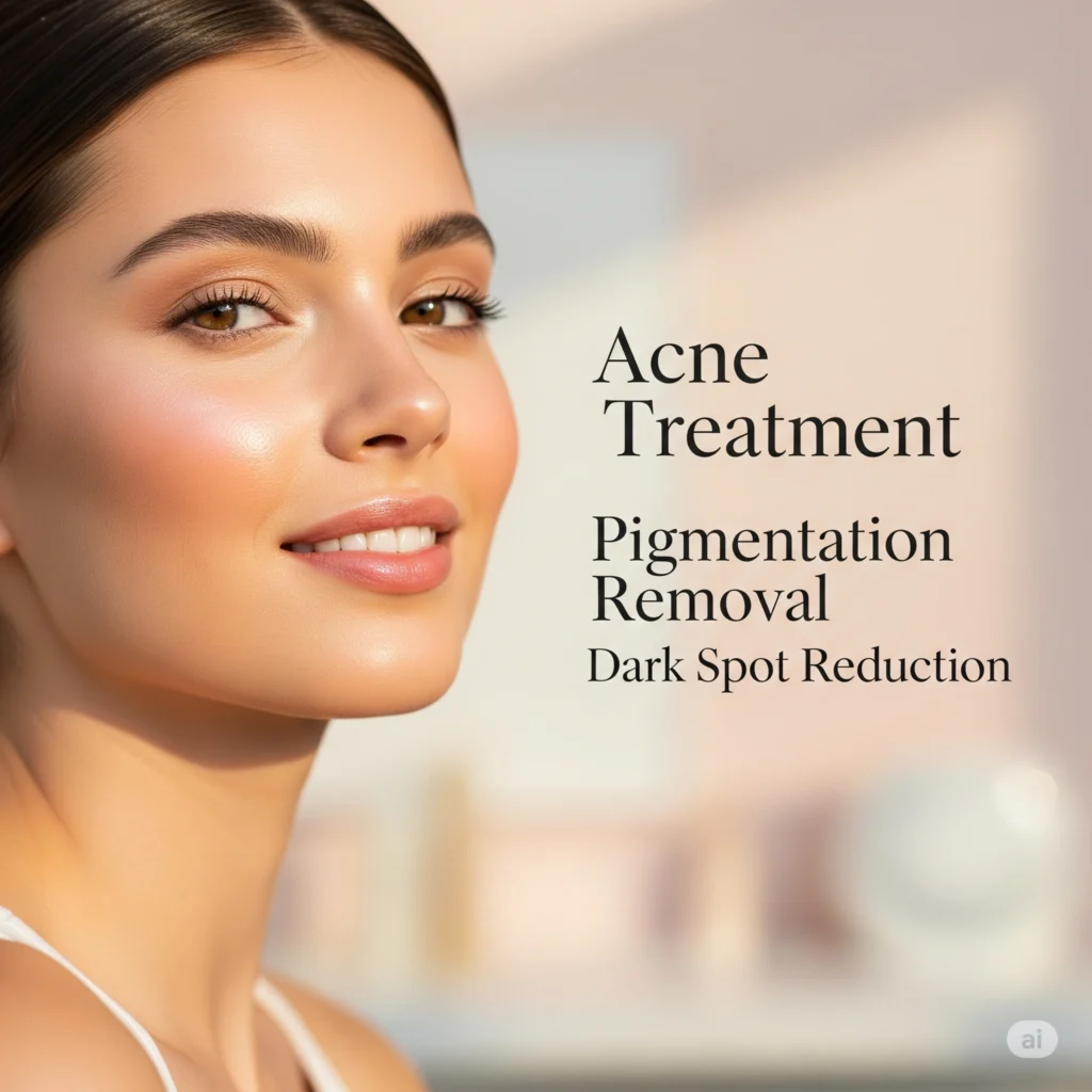 acne, pigmentation, and dark spot treatments offered by experts in the field