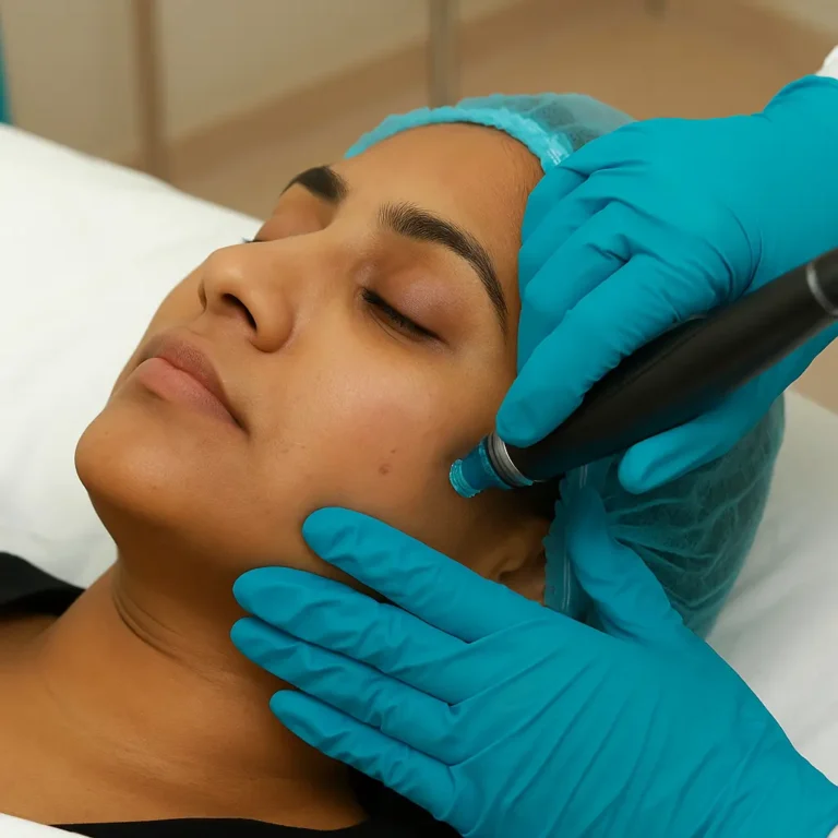 Skin whitening laser treatment