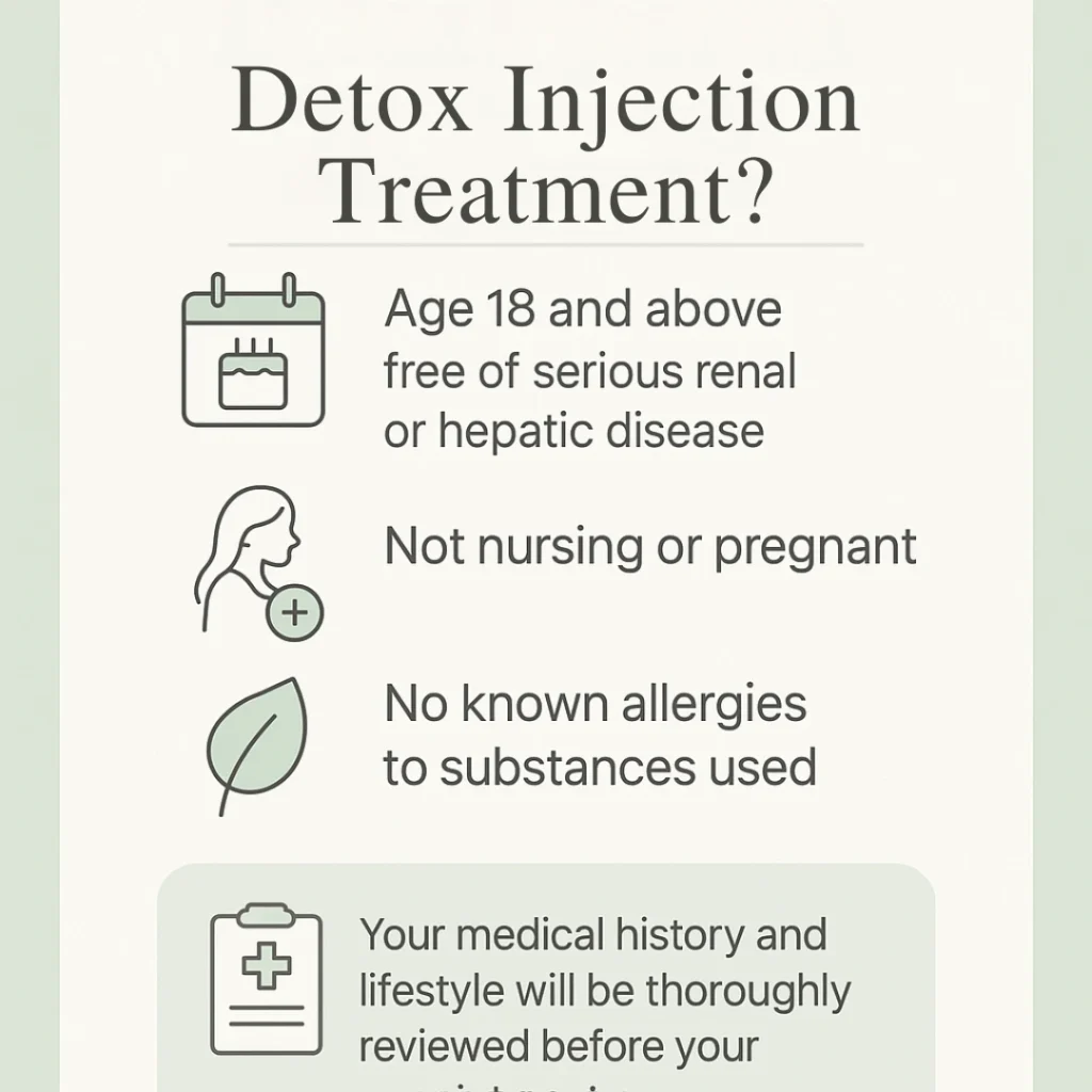 who can receive detox injection treatment