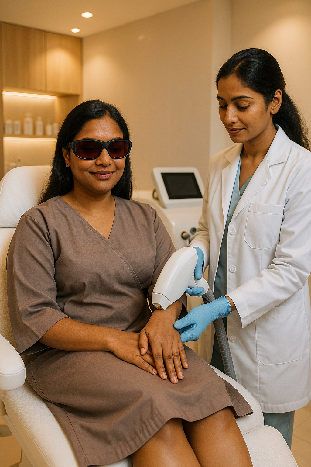 Safe Laser Hair Removal for Dark Skin Women in India