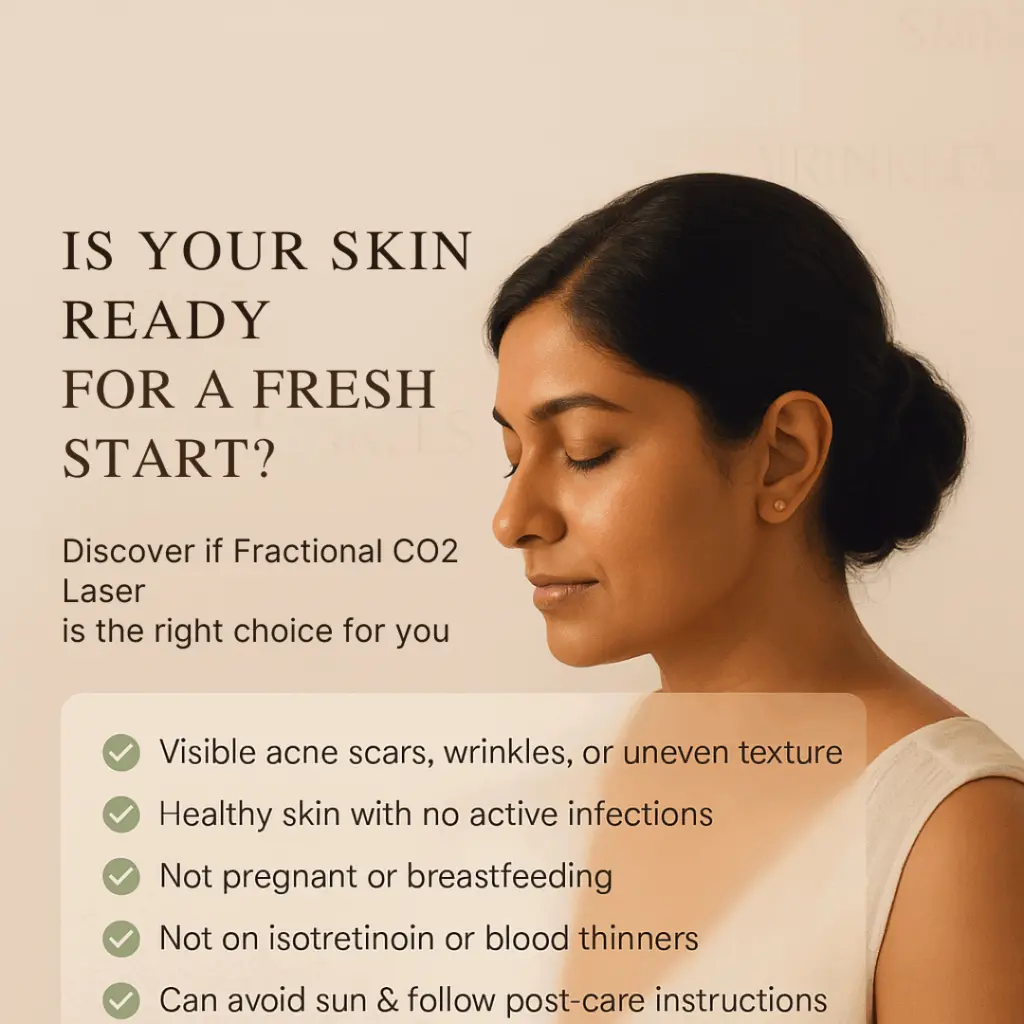 who is an ideal candidate for fractional co2 laser treatment