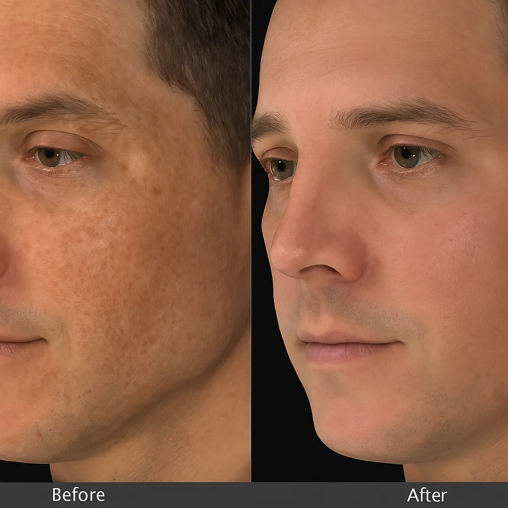 the results visible improvement in just a few sessions