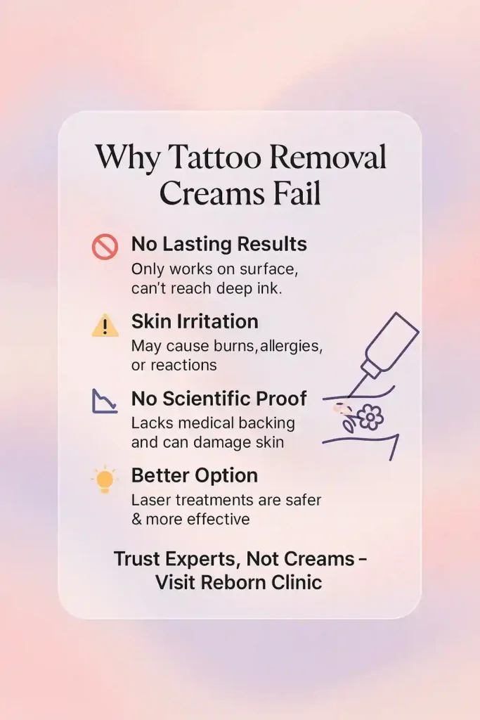why tattoo removal cream are not recommended_IMGCentury