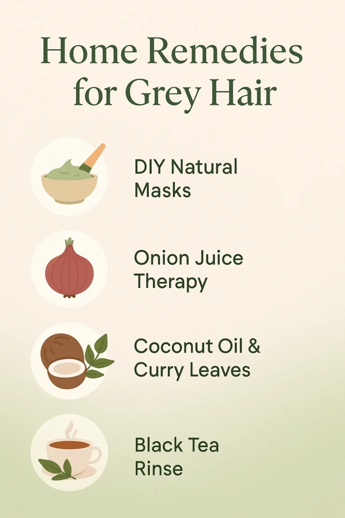 Home Remedies for Grey Hair