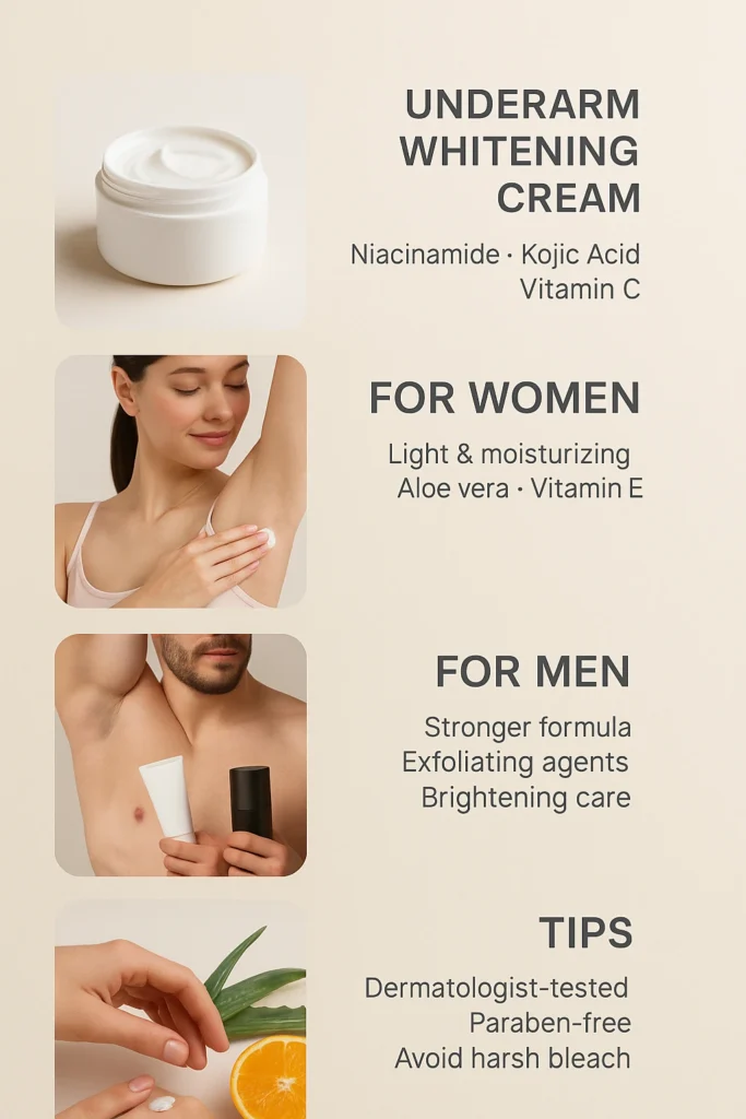 best products for underarm whitening