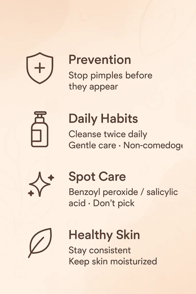 Prevention: Stopping Pimples Before They Grow