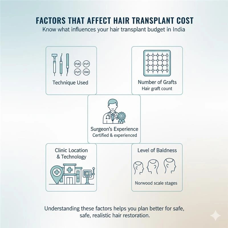 factors that affect hair transplant cost