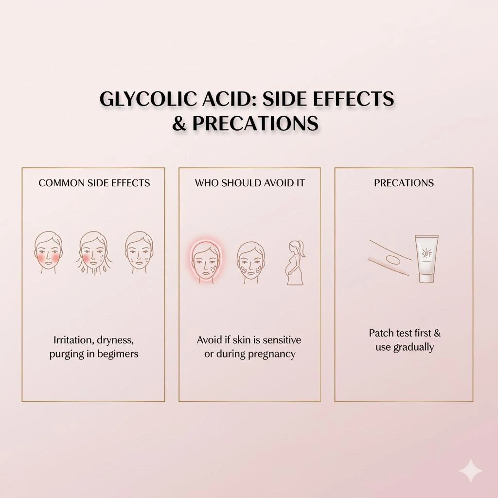 glycolic acid side effects and precautions