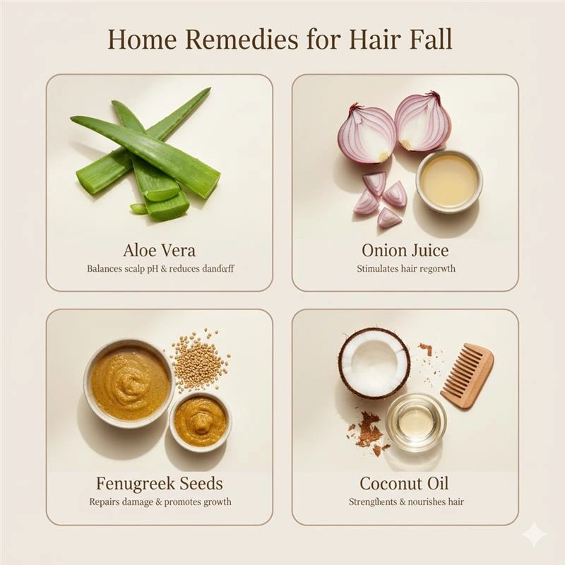 home remedies for hair fall