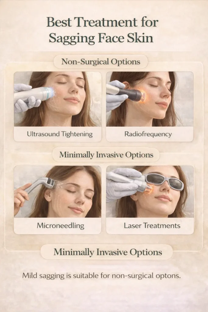 best treatment for sagging face skin