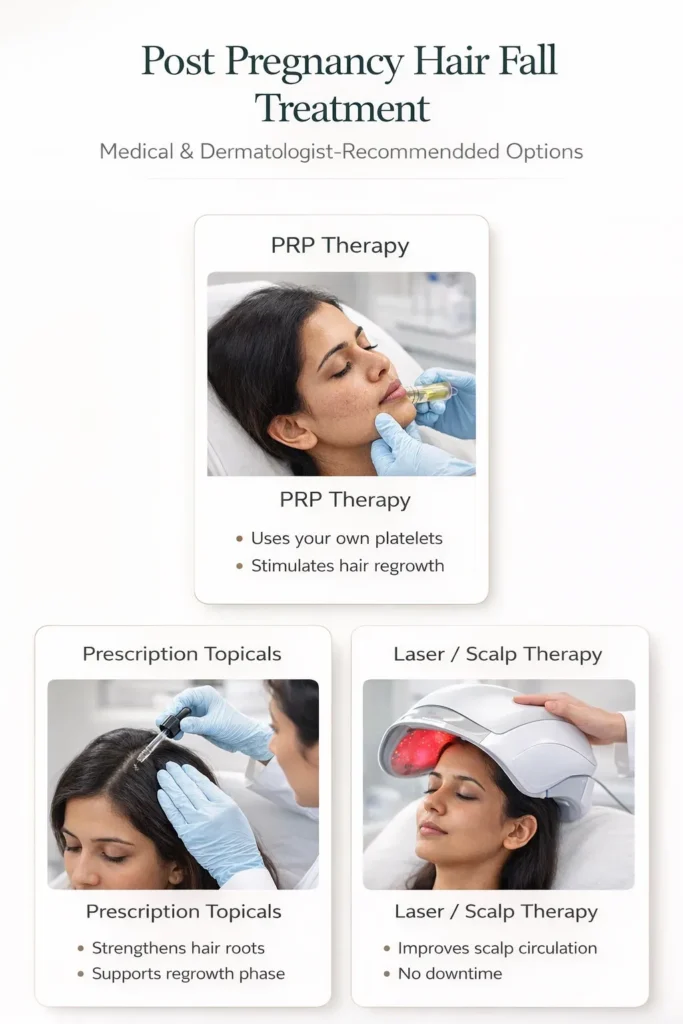 post pregnancy hair fall treatment