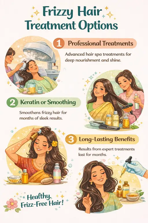 frizzy hair treatment options