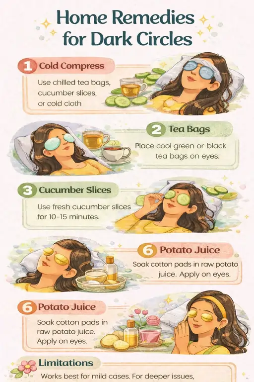 home remedies for dark circles