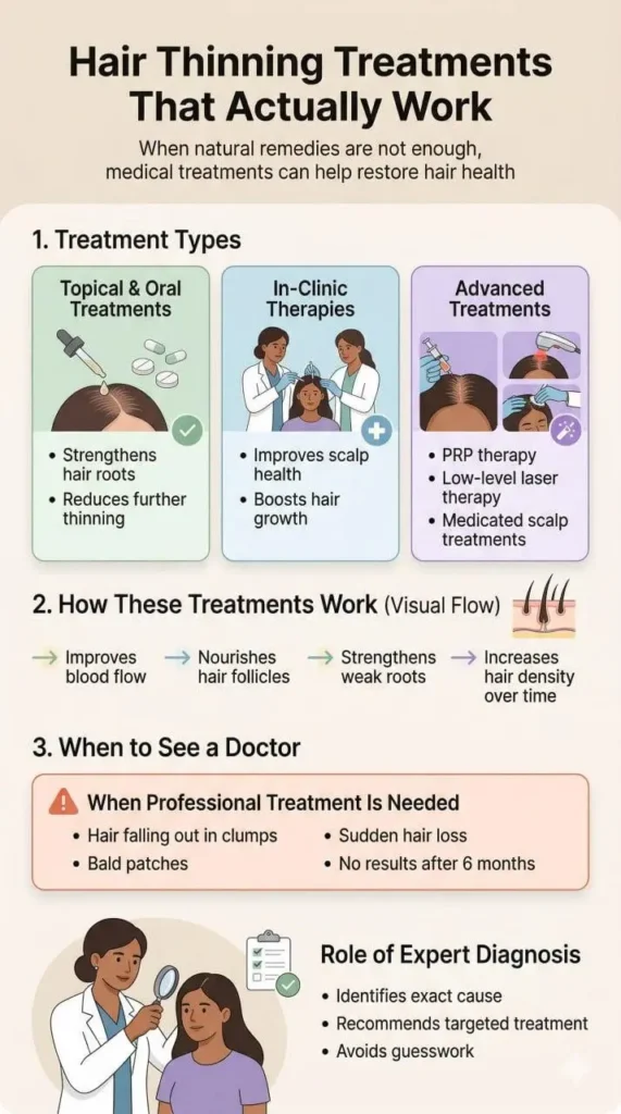 Hair Thinning Treatments That Actually Work