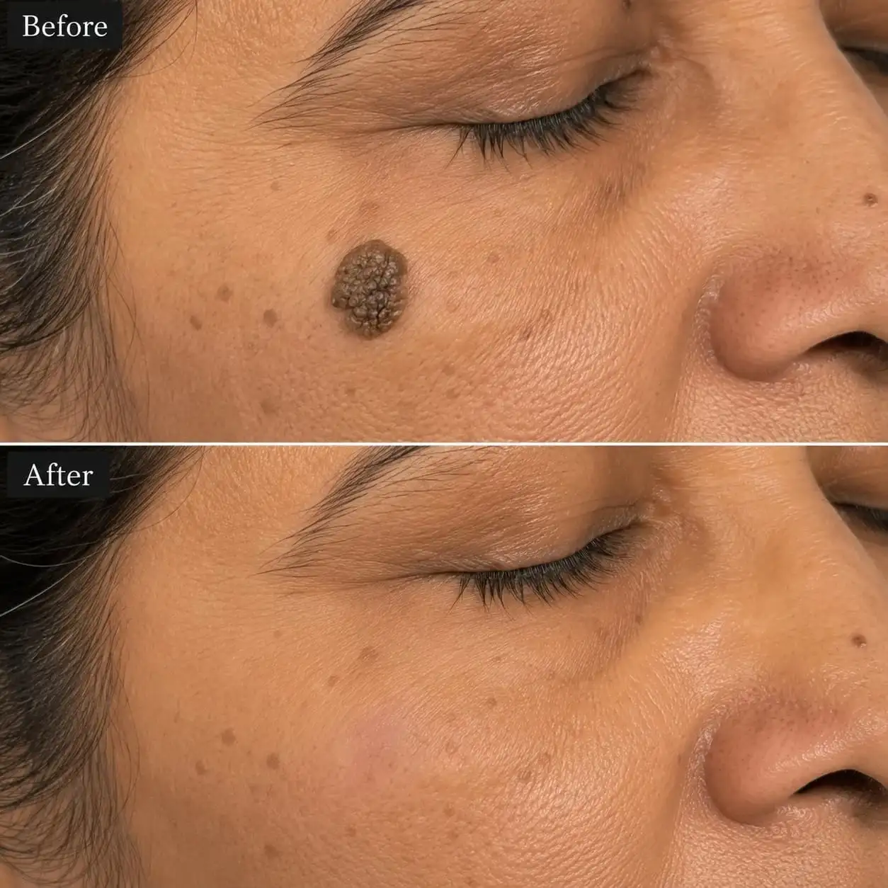 Seborrheic-Keratosis-before-after