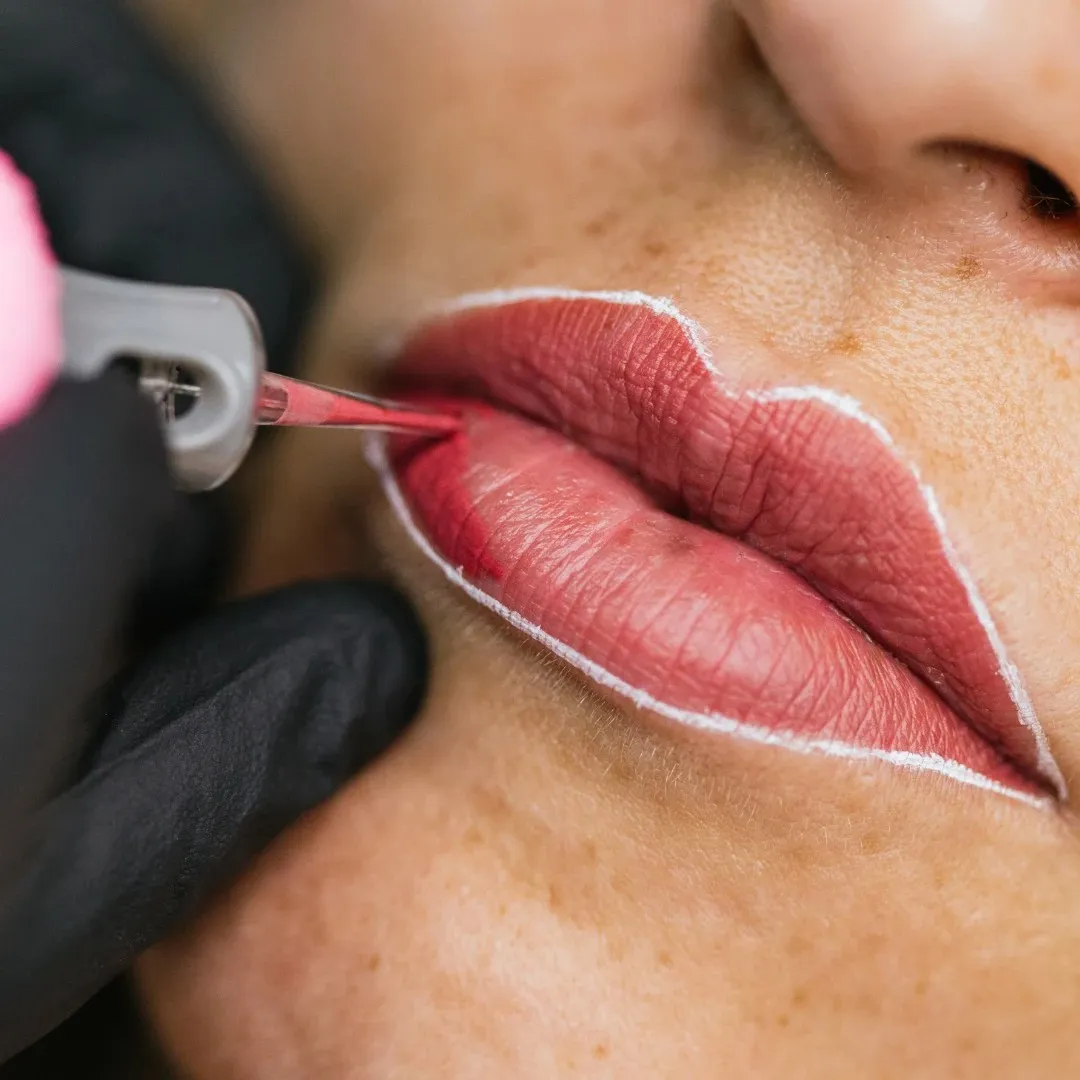 image of lip micropigmentation