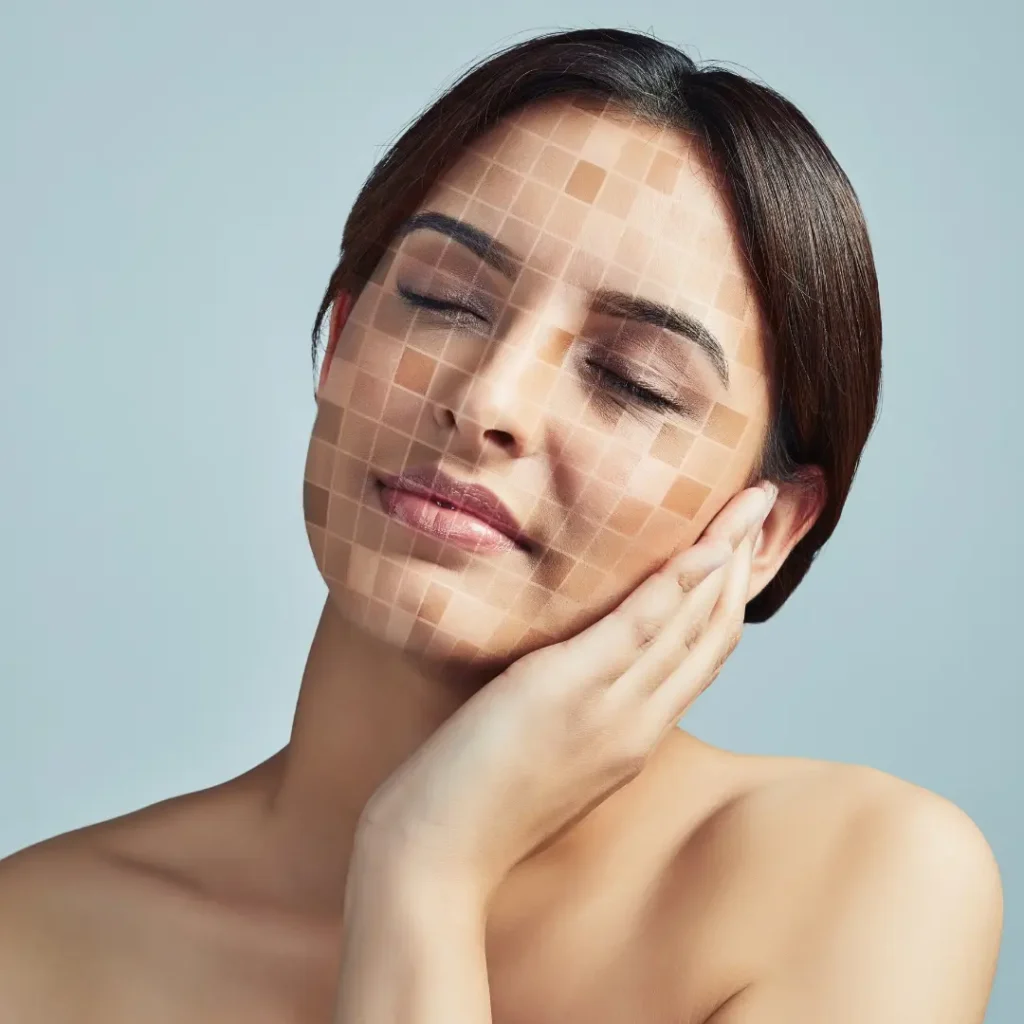 uneven skin tone treatment image
