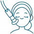 micrpdermabrasion treatment icon (1080 x 1080 px)