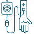 vitamin infusion therapy treatment icon (1080 x 1080 px)
